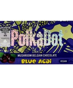 Buy Blue Acai PolkaDot Magic Mushroom Belgian Chocolate