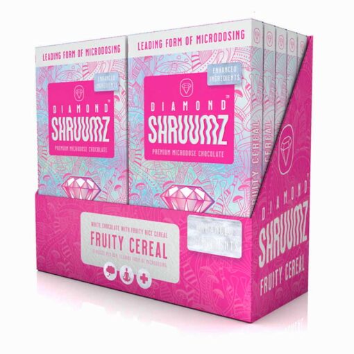 Buy Diamond Shruumz Fruity Cereal Chocolate Bar 10pk