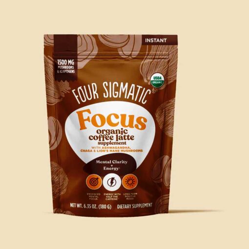 Buy Four Sigmatic Focus Organic Coffee Latte