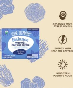 Buy Four Sigmatic Organic Balance Half Caf Coffee Pods Box – 24 count