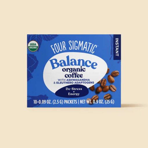 Buy Four Sigmatic Organic Balance Half Caf Coffee Pods Box – 24 count