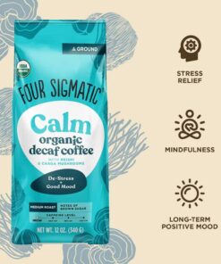 Buy Four Sigmatic Organic Calm Decaf Ground Coffee