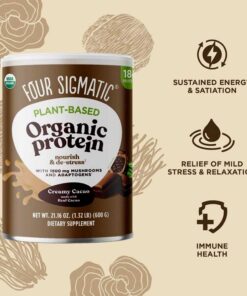 Buy Four Sigmatic Organic Creamy Cacao Plant-based Protein