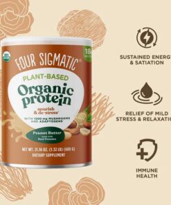 Buy Four Sigmatic Organic Peanut Butter Plant-based Protein