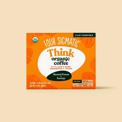 Buy Four Sigmatic Organic Think Coffee Pods Box- 24 count