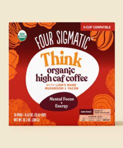 Buy 4 Sigmatic Organic Think High Caf Coffee Pods Box- 24 count