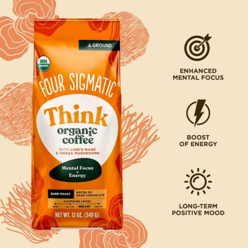 Buy Four Sigmatic Think Organic Ground Coffee