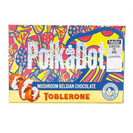 Buy Polka Dot Magic Belgian Mushroom Chocolate Bar – Toblerone