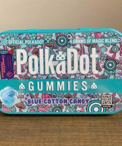 Buy Polkadot Blue Cotton Candy Mushroom Gummies