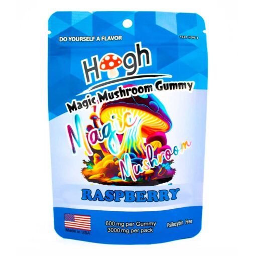 Buy Raspberry High Magic Mushroom Gummies 3000mg