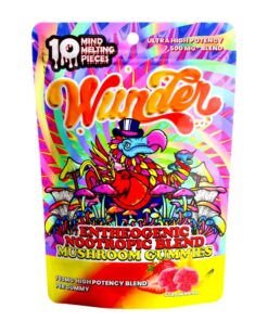 Buy Strawnana Wunder Entheogenic Nootropic Blend Amanita Mushroom Gummies 7500mg