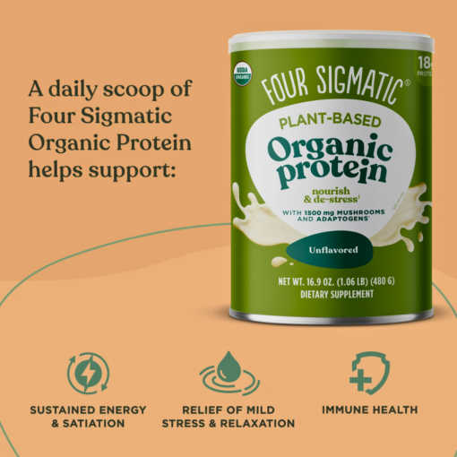 Buy Four Sigmatic Organic Unflavored Plant-based Protein